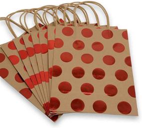 img 2 attached to Christmas Kraft Hot Stamp Polka Dot Design Gift Wrapping Supplies