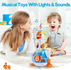 img 3 attached to 👶 OCATO Игрушки для младенцев: Музыкальные ползающие игрушки для детей от 12 до 18 месяцев, Обучающие подарки с подсветкой для мальчиков и девочек в возрасте от 1 до 5 лет.