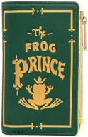 🐸 loungefly disney tiana the frog prince wallet - faux leather logo