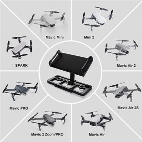 img 1 attached to 📱 Versatile STARTRC Mavic Air 2S Tablet Stand: Securely Mounts 4-12 Inch Smart Phones and iPads for DJI Mini 2/Mavic Air 2/DJI Air 2S/Mini SE/Mavic Mini Remote Controller Accessories