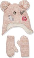 childrens place girls weather simplywht girls' accessories and cold weather logo