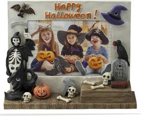 img 4 attached to 🎃 Frightfully Fun: Illuminate Your Memories with FINE PHOTO GIFTS Light Up Halloween Picture Frame