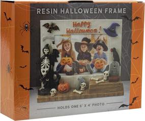 img 1 attached to 🎃 Frightfully Fun: Illuminate Your Memories with FINE PHOTO GIFTS Light Up Halloween Picture Frame