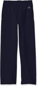 img 1 attached to Champion Double Fleece Sweatpant Black Boys' Clothing