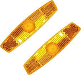 img 2 attached to Labewin Bike Reflector 4Pcs Yellow