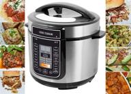 🍲 louise sturhling 10-in-1 intelligent 6 qt pressure cooker: versatile, safe, and durable with free cookbook! логотип