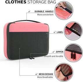 img 2 attached to 🧳 Streamline Your Travel with our Packing Organizer Wardrobe Suitcase Compression Travel Accessories