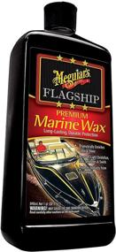 img 3 attached to 32 Fluid Ounces of Meguiar's Flagship Premium Marine Wax for Better Boat Maintenance