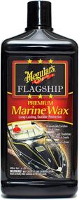 img 4 attached to 32 Fluid Ounces of Meguiar's Flagship Premium Marine Wax for Better Boat Maintenance