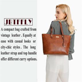 img 2 attached to 👜 Vintage Shoulder Satchel Handbags with Wallets for Women by JBTFFLY