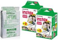 📸 fujifilm instax mini instant film, 10 sheets×5 pack (total 50 shots) [bulk packaging] - high-quality instant photos for memories that last logo