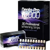 🦷 dentapro2000 professional teeth whitening strips: dentist certified at-home whitener, enamel-safe with instant results - 28 ct logo