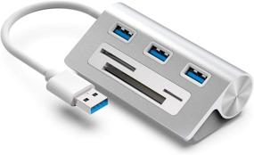 img 4 attached to 📸 Rybozen 6-в-1 USB 3.0 Кардридер и Хаб: Высокоскоростной Передачи Данных для Mac Pro, iMac, MacBook, Ноутбука, ПК