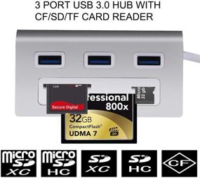 img 3 attached to 📸 Rybozen 6-in-1 USB 3.0 Card Reader & Hub: High-Speed Data Transfer for Mac Pro, iMac, MacBook, Laptop, Desktop PC