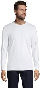 img 4 attached to 👕 Lands End Super T Charcoal Heather: Superior Men's Clothing for Style and Comfort