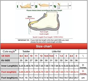 img 1 attached to Стильные и прочные закрытые спортивные сандалии для маленьких мальчиков - отличная обувь для активного отдыха на улице!