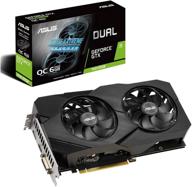 🎮 asus gtx 1660 super разогнанная 6gb двухвентиляторная графическая карта evo edition (dual-gtx1660s-o6g-evo) - улучшенная для vr, выходы hdmi displayport dvi логотип