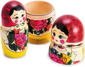 img 1 attached to Russian Nesting Dolls Matryoshka Stacking