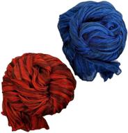 blackbrown stretch head wrap turban for women: enhancing your style in scarves & wraps logo