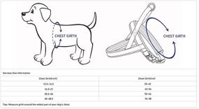 img 1 attached to 🐾 Enhance Safety and Comfort with Blueberry Pet 4 Colors Soft & Comfy 3M Reflective Jacquard Padded Dog Harnesses