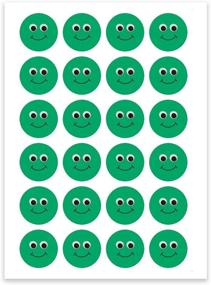 img 1 attached to 😊 Hygloss Products Green Smiley Face Stickers - Incentive for Students and Kids - Cute & Positive - 1 Inch, 20 Sheets - 480 Stickers Per Pack