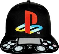 🎮 vibrant youth playstation snapback hat: elevate your gaming style! logo