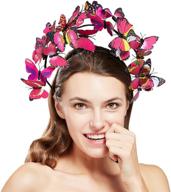 🦋 coucoland butterfly fascinator headband: enhancing women's accessories with style and elegance logo