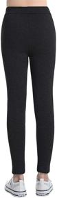 img 1 attached to Romastory Winter Trousers Elastic Leggings Girls' Clothing and Leggings
