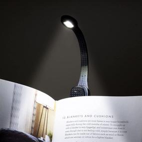 img 2 attached to Flexilight Xtra Reading LED Book Light: Clip-On Lamp for Bedtime Reading & Travel - Adjustable, Compact & Powerful - Batteries Included (Black)