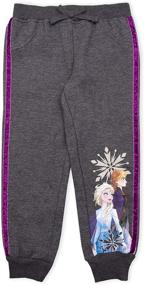 img 2 attached to 👧✨ Disney 2 Pack Joggers Pajamas: Cute Toddler Girls' Clothing Set for Comfortable Pants & Capris