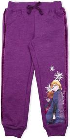 img 1 attached to 👧✨ Disney 2 Pack Joggers Pajamas: Cute Toddler Girls' Clothing Set for Comfortable Pants & Capris