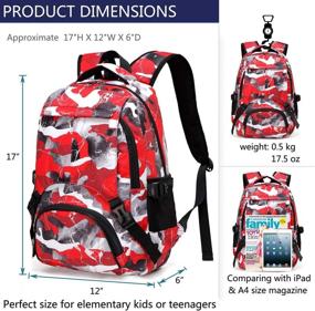 img 2 attached to BLUEFAIRY Backpacks Camouflage Elementary Lightweight Backpacks