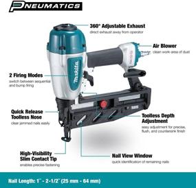 img 2 attached to 🔨 Makita AF601 Straight Finish Nailer: The Ultimate Tool for Perfect Finish