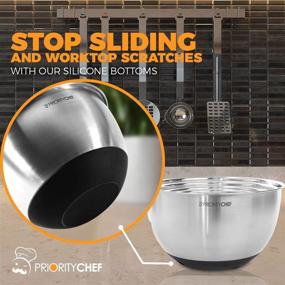 img 1 attached to PriorityChef Capacity Stainless Silicone Stackable