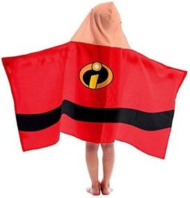 img 1 attached to 🏖️ The Incredibles Jack-Jack Cotton Hooded Towel for Bathing, Pool, and Beach