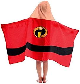 img 2 attached to 🏖️ The Incredibles Jack-Jack Cotton Hooded Towel for Bathing, Pool, and Beach