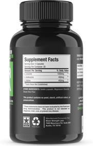 img 2 attached to Капсулы BCAA от Sheer Strength Labs - стимулируют рост мышц с дополнительной силой 1,950 мг разветвленных аминокислот - удобные 90 капсул из растительного сырья, достаточно на 30 дней