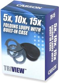 img 1 attached to 🔎 Enhance Your Viewing Experience with Carson TriView Folding Magnifier TV 15