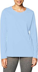 img 4 attached to Hanes Womens Sport Performance Sleeve Outdoor Recreation for Hiking & Outdoor Recreation Clothing