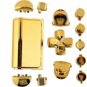 img 2 attached to Chrome Gold Plating Full Buttons Mod Kits - L1 L2 R1 R2 Replacement Trigger Buttons Kit for Sony Playstation 4 PS4 Controller 4 (with 2 Springs)