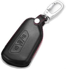 img 1 attached to Buttons Genuine Leather Keyless Volkswagen