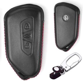 img 4 attached to Buttons Genuine Leather Keyless Volkswagen