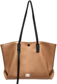 img 4 attached to Leather Handbags Satchel Shoulder ELANZA