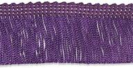 decorative trimmings chainette fringe purple sewing logo