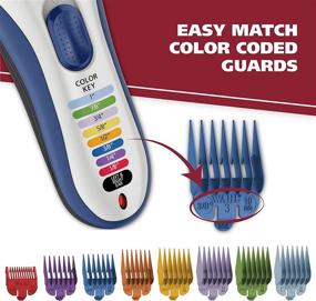 img 1 attached to 🔌 Wahl Color Pro Cordless Rechargeable Hair Clipper & Trimmer - Color-Coded Guide Combs for Effortless Haircuts - Men, Women & Children - Model 9649