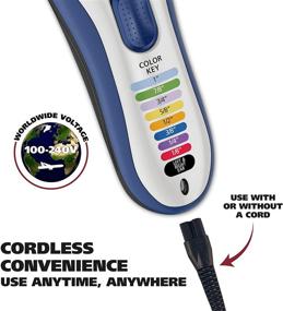 img 2 attached to 🔌 Wahl Color Pro Cordless Rechargeable Hair Clipper & Trimmer - Color-Coded Guide Combs for Effortless Haircuts - Men, Women & Children - Model 9649