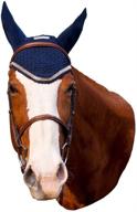 🐴 stylish equine couture fly bonnet featuring lurex rope for optimal performance logo