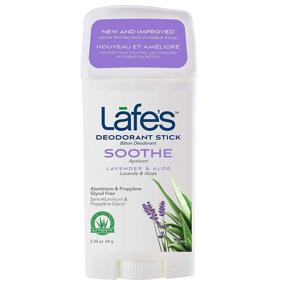 img 3 attached to 🌿 Lafe's Soothe - Lavender & Aloe - Natural Deodorant Stick for Women & Men - Aluminum-Free, Vegan, Cruelty-Free, Gluten-Free, Paraben-Free & Baking Soda-Free - 24-Hour Protection - 3 Pack (2.25 oz each)