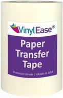 📏 vinyl ease 6 inch x 150 feet paper transfer tape roll | medium tack layflat adhesive | ideal for vinyl applications like decals, signs, wall words, and more | v0843 logo