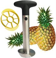 🍍 premium stainless steel pineapple corer - upgraded thicker blade for effortless pineapple core removal: kitchen slicer and cutter tool logo